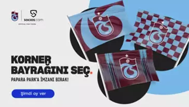 Trabzonspor’un korner bayrağını taraftar seçecek