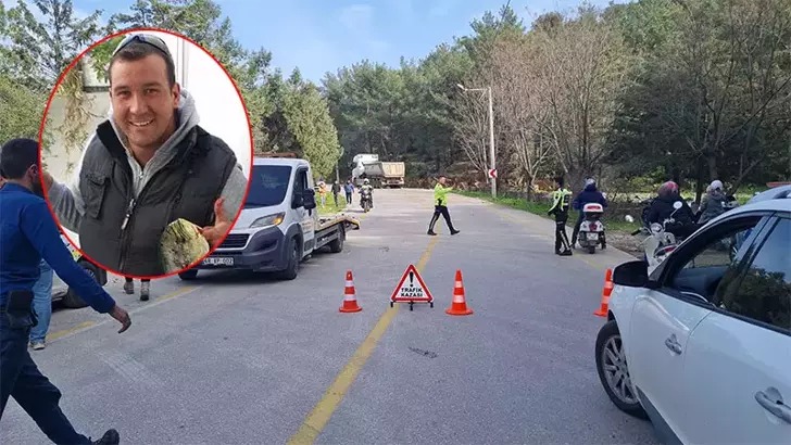 Bodrum’da hafriyat kamyonuna çarpan motosikletli öldü