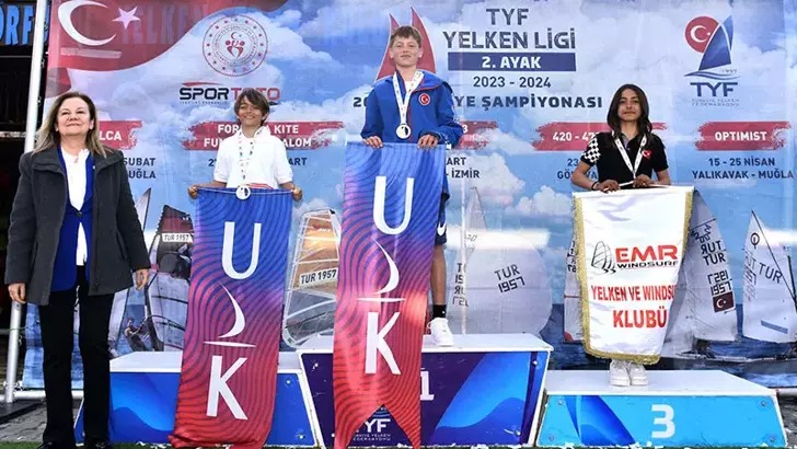 Sarp Şarlı Yelken Ligi 2. Ayak Yarışları’nda Türkiye Şampiyonu oldu