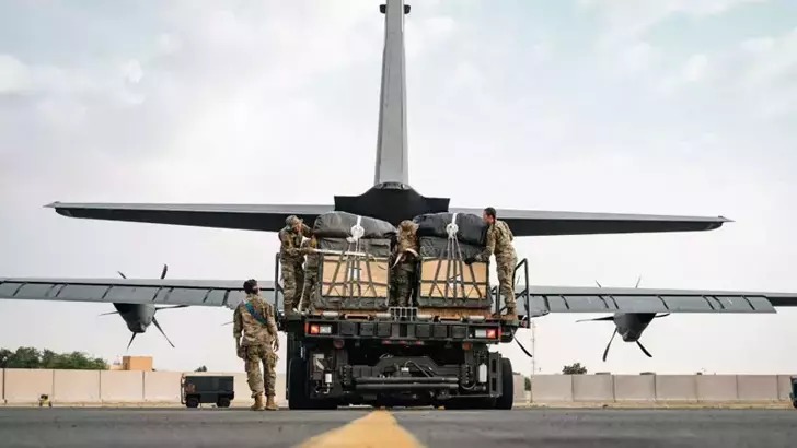 ABD Gazze’ye havadan yardım operasyonuna tekrar başladı