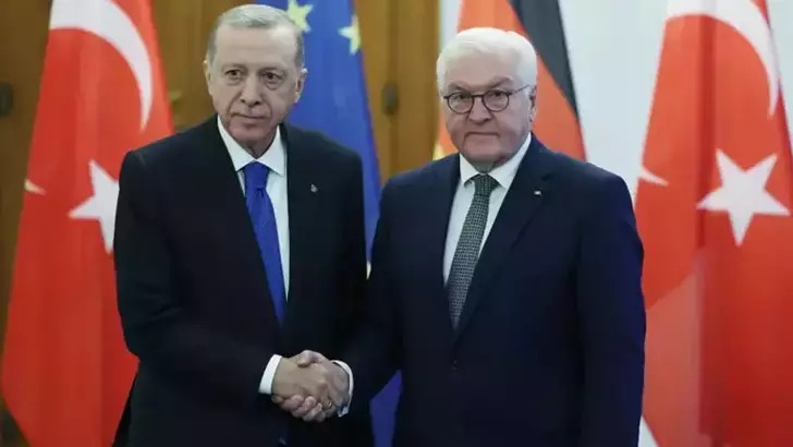 Erdoğan Alman mevkidaşı Steinmeier ile görüşecek