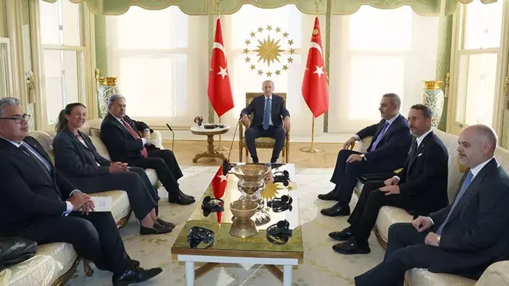 Cumhurbaşkanı Erdoğan Yeni Zelanda heyetini kabul etti